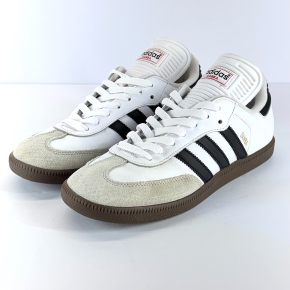 Adidas Samba Classic Soccer Design Men 8.5 Lace Up Leather Suede Indoor Cleats - Picture 3 of 12